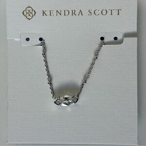 Kendra Scott Genevieve Silver Crystal Bracelet — New On Card